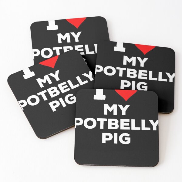 Item preview, Funny Cute I Love Heart My Potbelly Pig Premium T-Shirt designed and sold by Chiannsup.