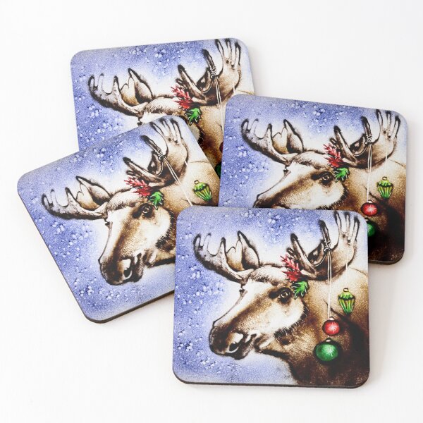 Item preview, Feliz Kris Moose designed and sold by sandexperiment.