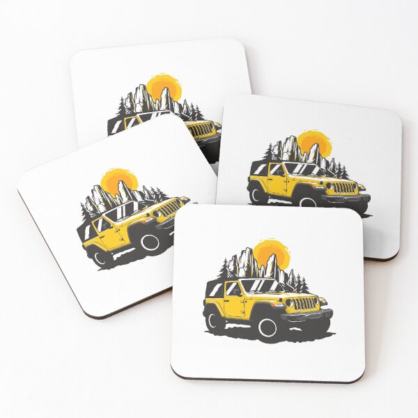 Item preview, Yellow Wrangler Off Road Classic designed and sold by KaroCars.