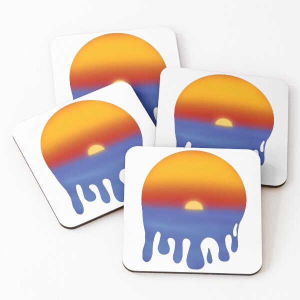 Item preview, Dripping sunset and sea designed and sold by tropicalhen133.