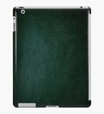 Dark green leather texture abstract iPad Case/Skin