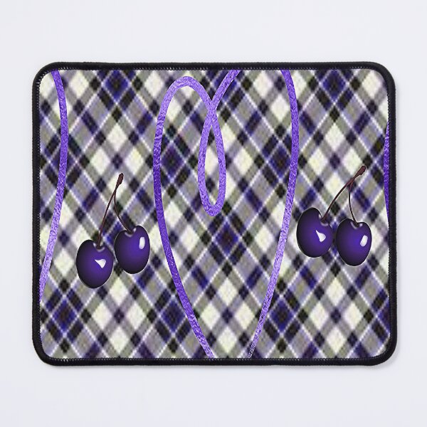 Item preview, Cherries and Hearts Buffalo Plaid Design,3, cherries , boho cherry cute design inspired by nature designed and sold by Adri Barnard.