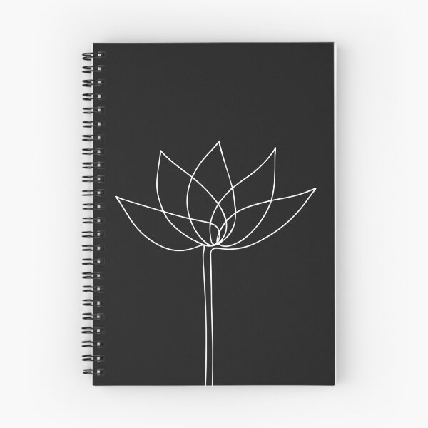 Item preview, FLOWER - White Line Art designed and sold by Mrs-PenLine.