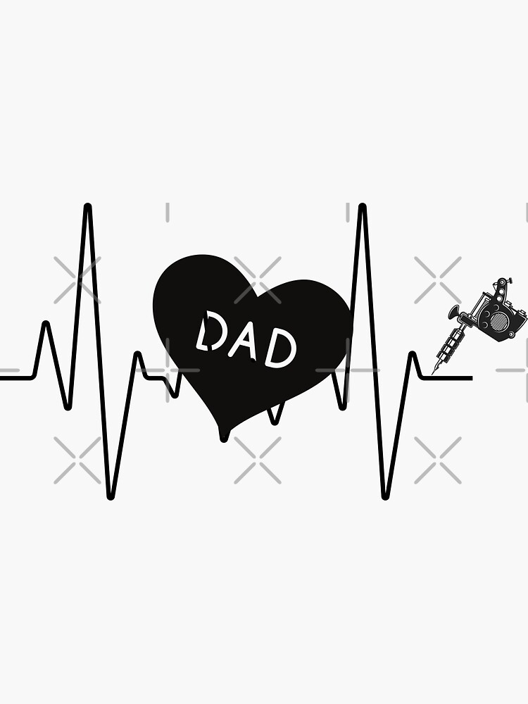 Inkholics Tattoos, Piercing and Art Studio - Mom & Dad Heartbeat Tattoo We  are all indebted to our parents who brought us into this world. This tattoo  is a gesture of Love