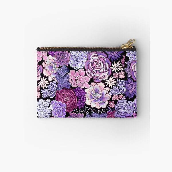 Item preview, Periwinkle Purple Succulent Plant Pattern designed and sold by TigaTiga.