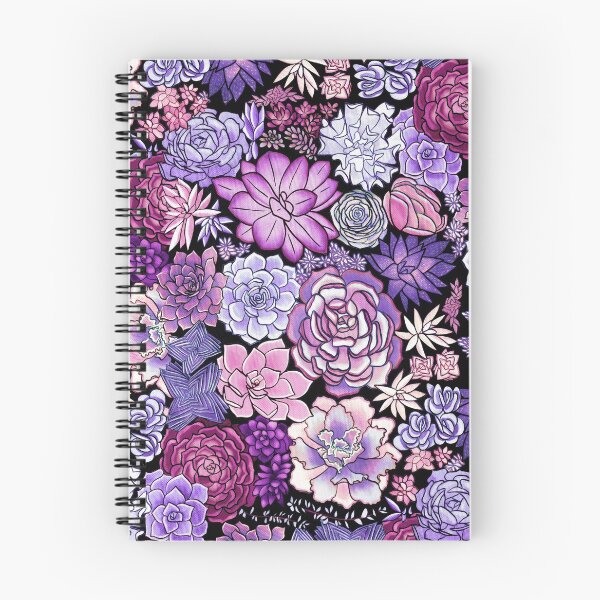 Item preview, Periwinkle Purple Succulent Plant Pattern designed and sold by TigaTiga.
