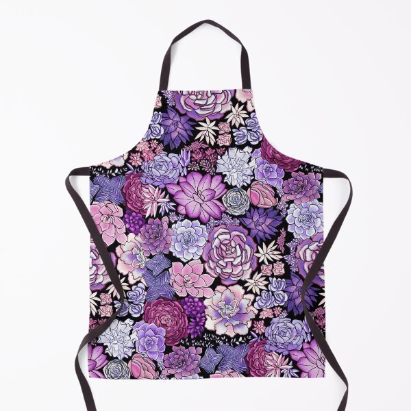 Item preview, Periwinkle Purple Succulent Plant Pattern designed and sold by TigaTiga.