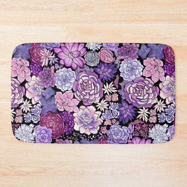 Item preview, Periwinkle Purple Succulent Plant Pattern designed and sold by TigaTiga.