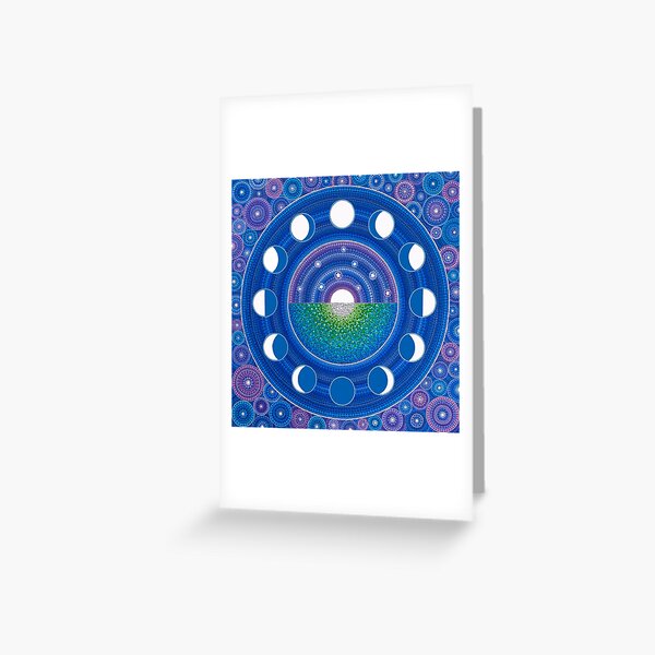 Item preview, Moon Phase Mandala designed and sold by Elspeth McLean.