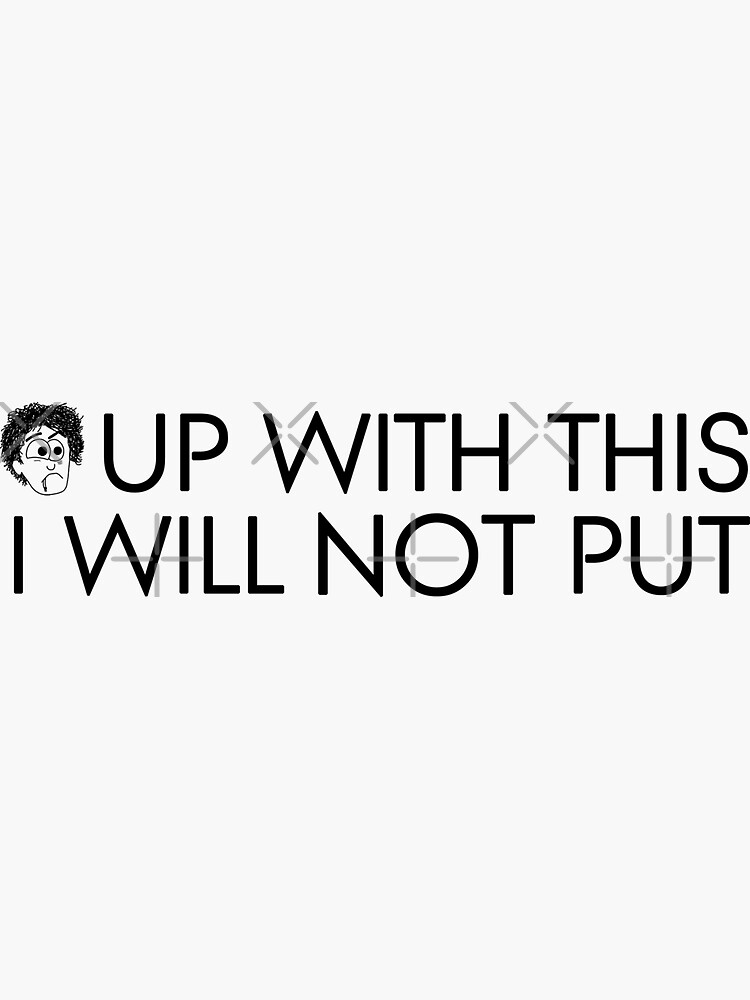 Black Books - Up With This I Will Not Put by AdrienneBody