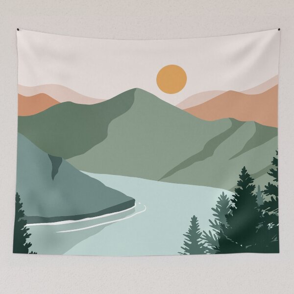 Item preview, Sun and Mountain designed and sold by rurudesign.