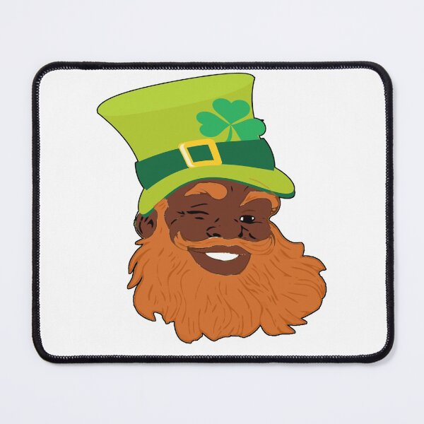 Item preview, Winking Black Irish Leprechaun St. Patrick's Day African American designed and sold by funnytshirtemp.