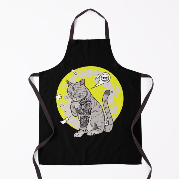 Item preview, Muscle tattooed cat designed and sold by D3monic.