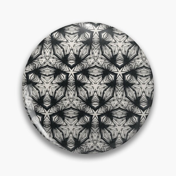 Item preview, If jou like black and white. Hogweed in abstract Kaleidoscope pattern. designed and sold by Jonnekesart.