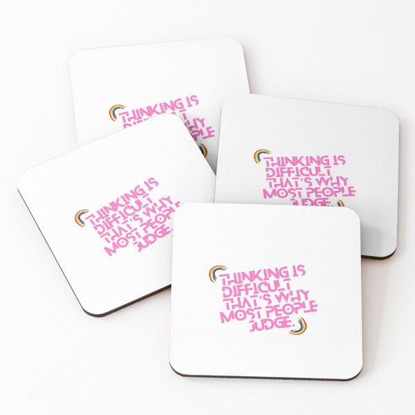Item preview, “Thinking is difficult, that’s why most people judge.” designed and sold by storeAN.
