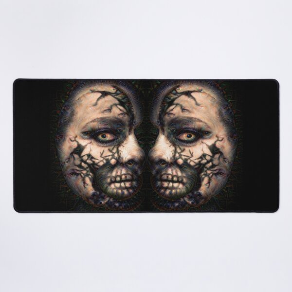 Item preview, Horror Zombie Skulls | Spooky Creepy Twin Skulls | TM11 designed and sold by triciakitty.