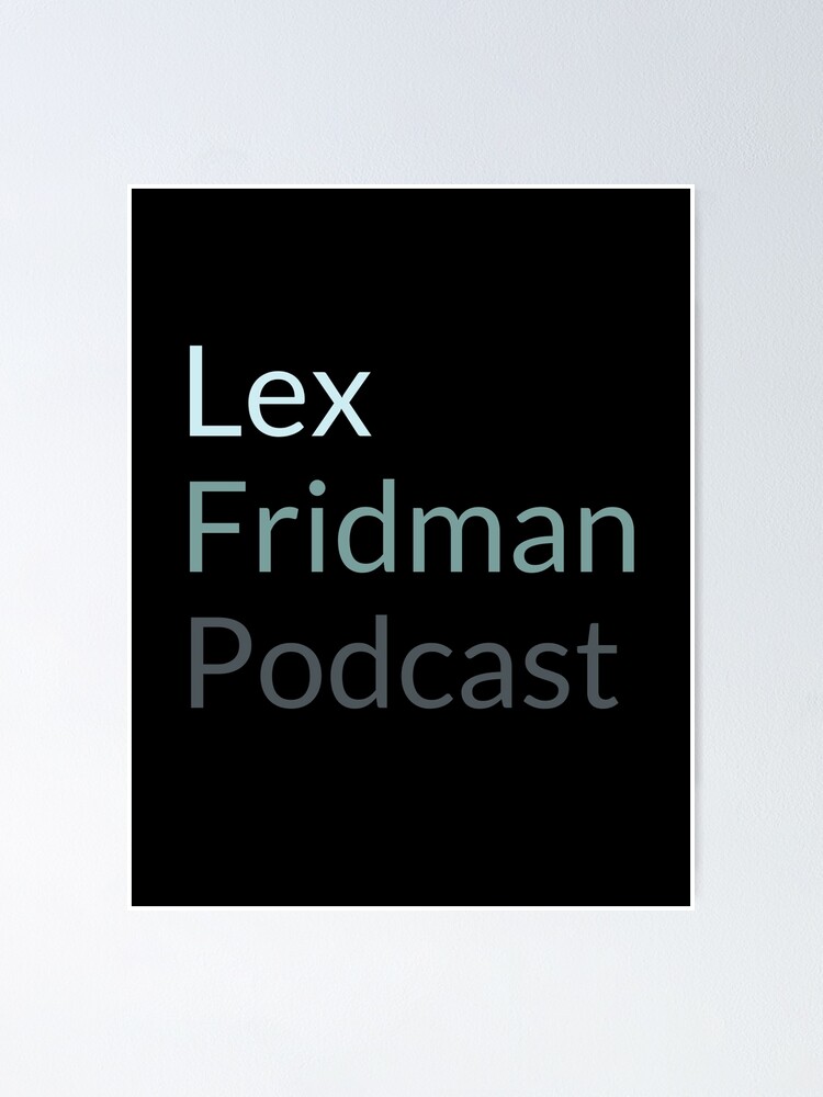 Lex Fridman Podcast Active T-Shirt for Sale by eshaylad123