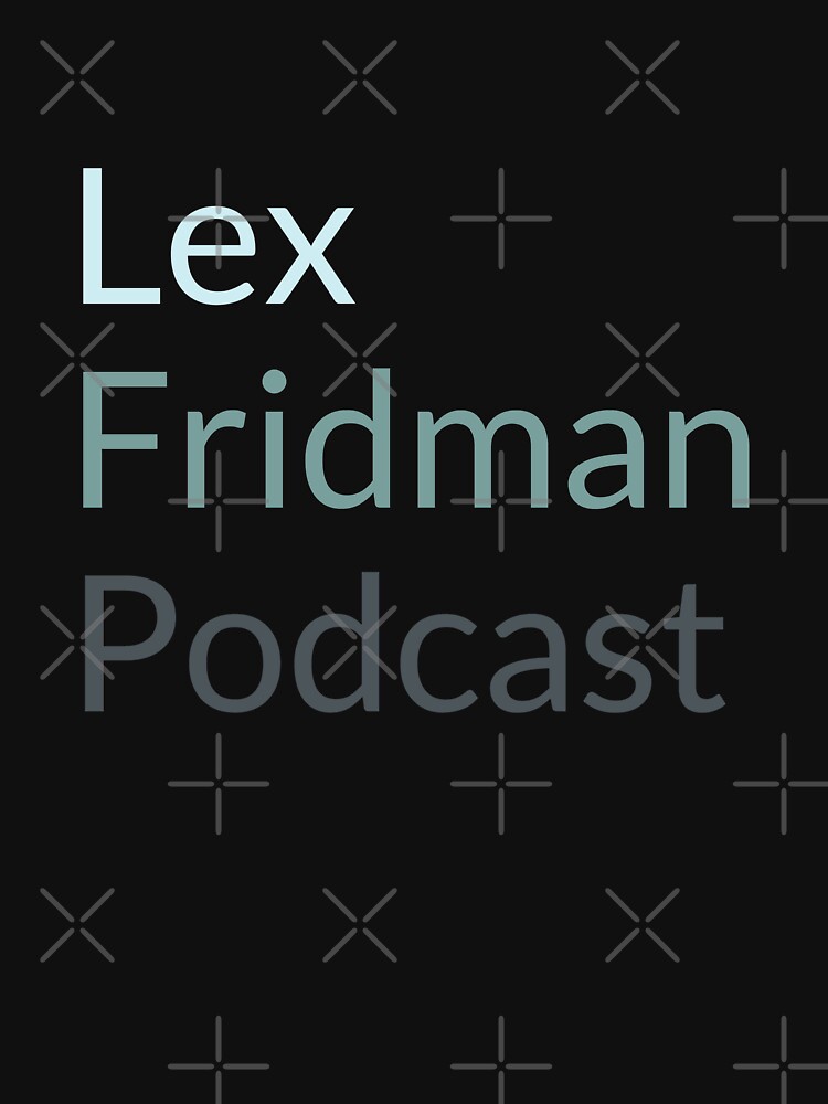 LEX FRIDMAN Podcast White Tee Short-Sleeve Unisex T-Shirt