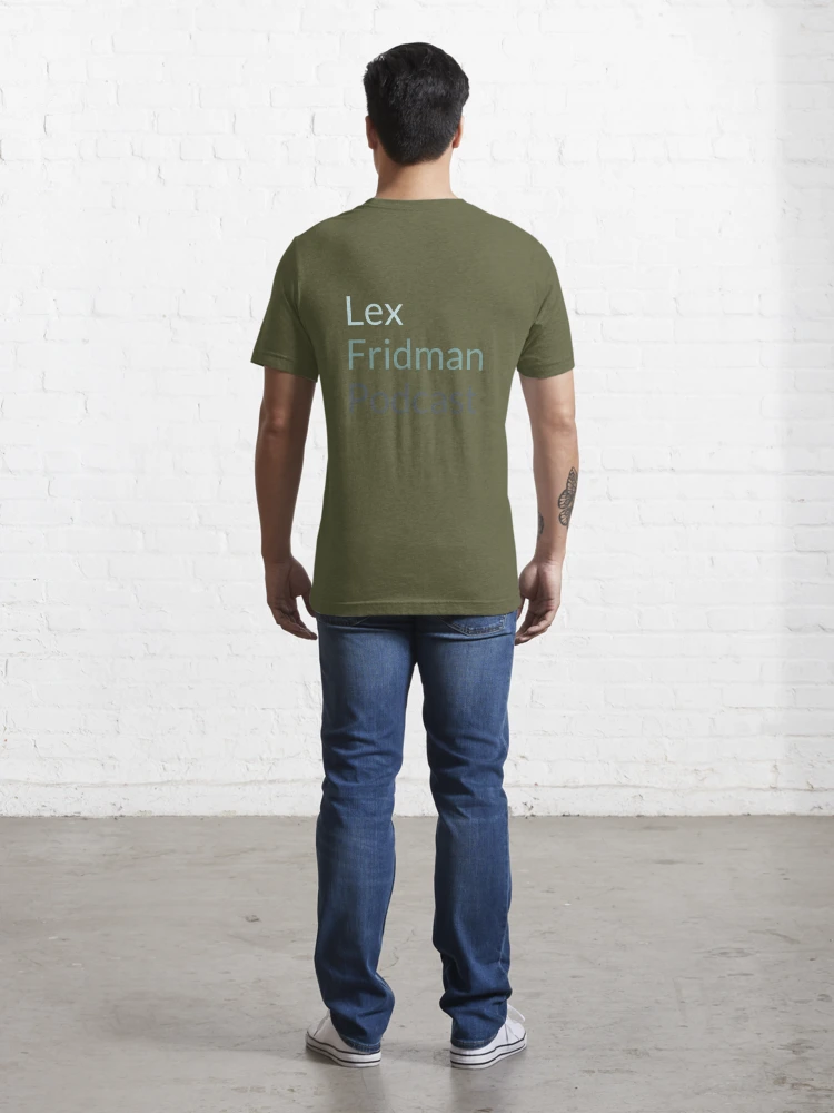 Lex Fridman Podcast Active T-Shirt for Sale by eshaylad123