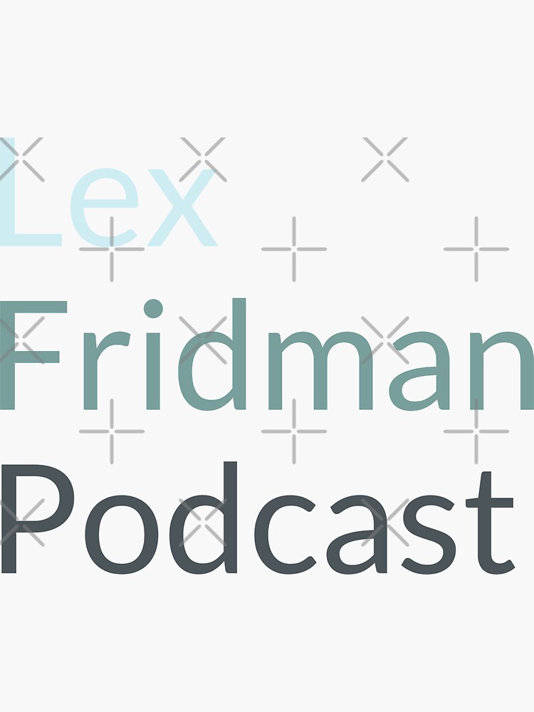 Lex Fridman Podcast Active T-Shirt for Sale by eshaylad123