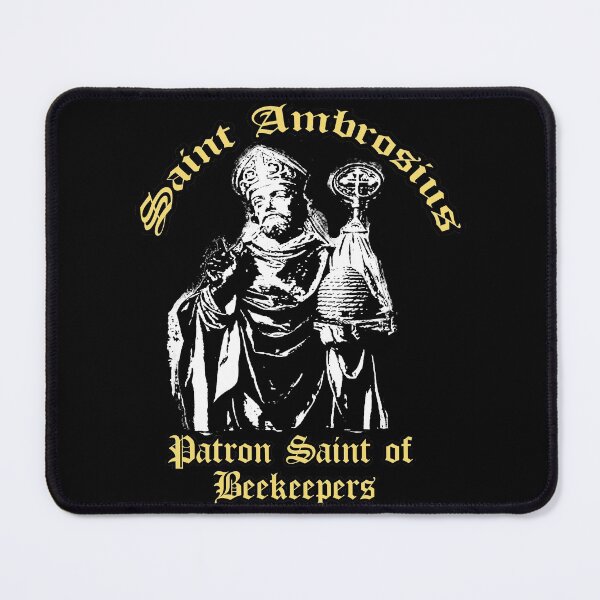Item preview, Saint Ambrosius, Ambrose Patron Saint of Beekeepers, Bees designed and sold by funnytshirtemp.