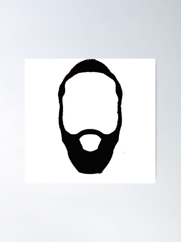 James Harden (Fear the Beard) Sticker for Sale by ll1designs