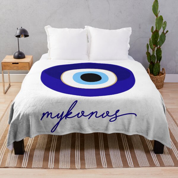 Item preview, MYKONOS - GREECE, mati edition blue white. designed and sold by angelisart.