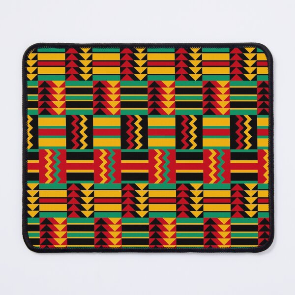 Item preview, African Pattern Design Red Green Black Yellow Africa designed and sold by funnytshirtemp.