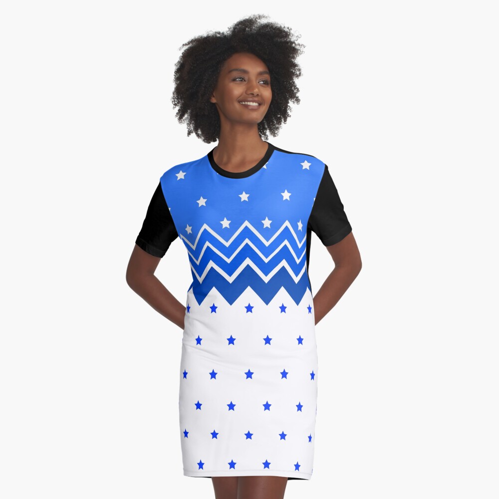 Snow Stars In Alaska 2 Graphic T-Shirt Dress