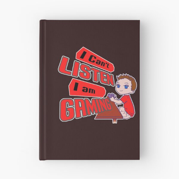 Item preview, I can't listen I'm a gaming gamer motif designed and sold by Merchandiser099.