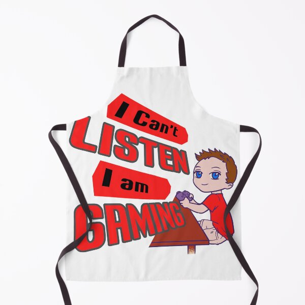 Item preview, I can't listen I'm a gaming gamer motif designed and sold by Merchandiser099.