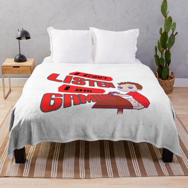Item preview, I can't listen I'm a gaming gamer motif designed and sold by Merchandiser099.