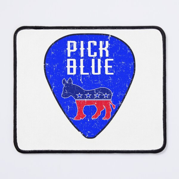 Item preview, Pick Blue Election 2020 Democratic Donkey Democrat Liberal Guitar Pick Music designed and sold by funnytshirtemp.