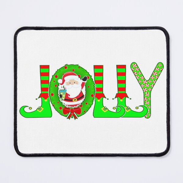 Item preview, Jolly Santa Claus Elf Boots Snowflakes Christmas Red Green designed and sold by funnytshirtemp.