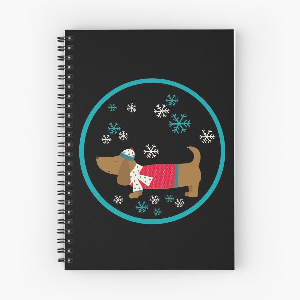 Item preview, Dog walk in snow winter dachshund designed and sold by Tanya Mihe.