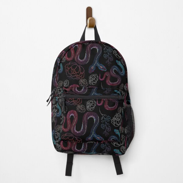Item preview, Luxury snakes with flowers pattern designed and sold by CrazyHowCool.
