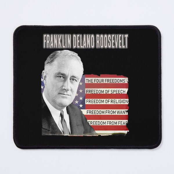 Item preview, FDR Quote Four Freedoms President Franklin Delano Roosevelt designed and sold by funnytshirtemp.