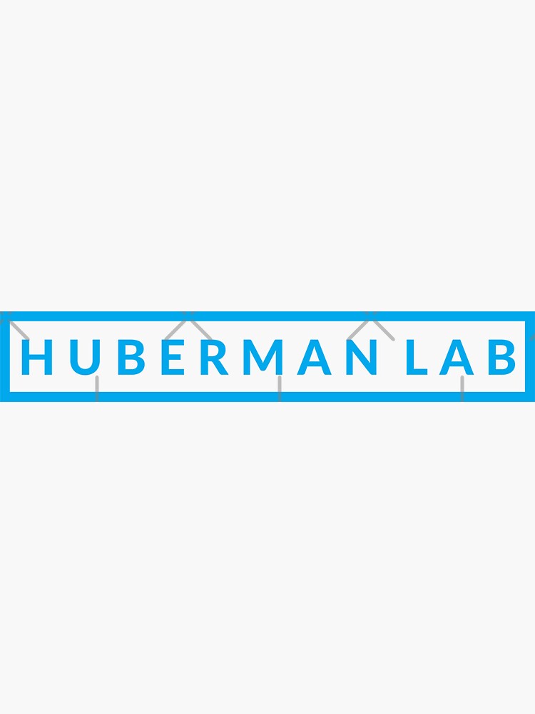 "Andrew Huberman Podcast > Huberman Lab" Sticker by eshaylad123