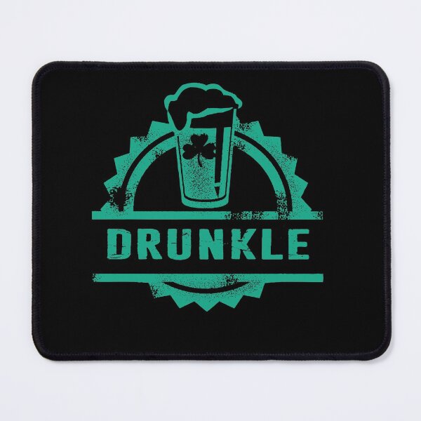 Item preview, Drunkle Drunk Uncle Irish Green Beer Shamrock Drinking Distressed designed and sold by funnytshirtemp.
