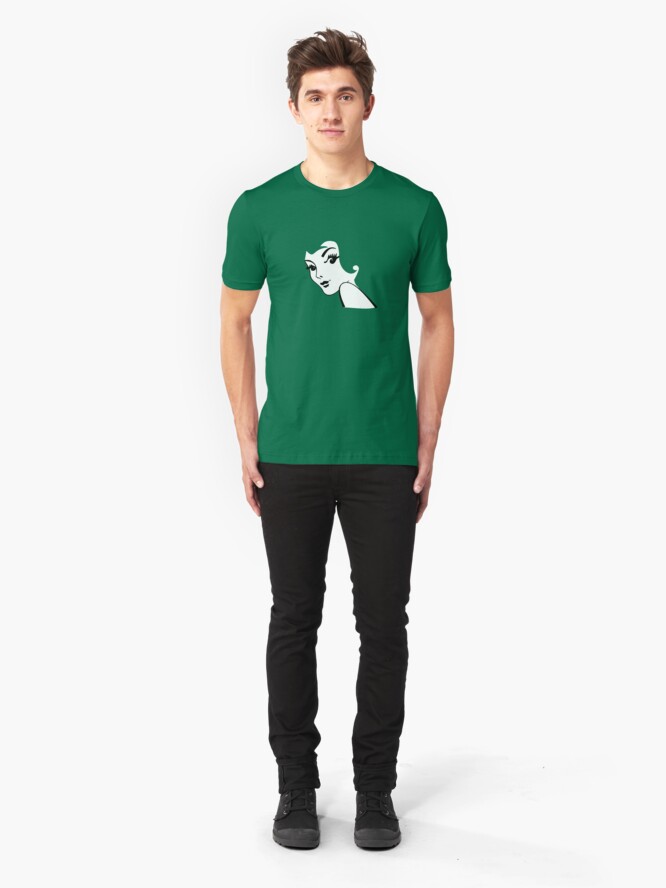 Alternate view of Red Head / Green Head Slim Fit T-Shirt