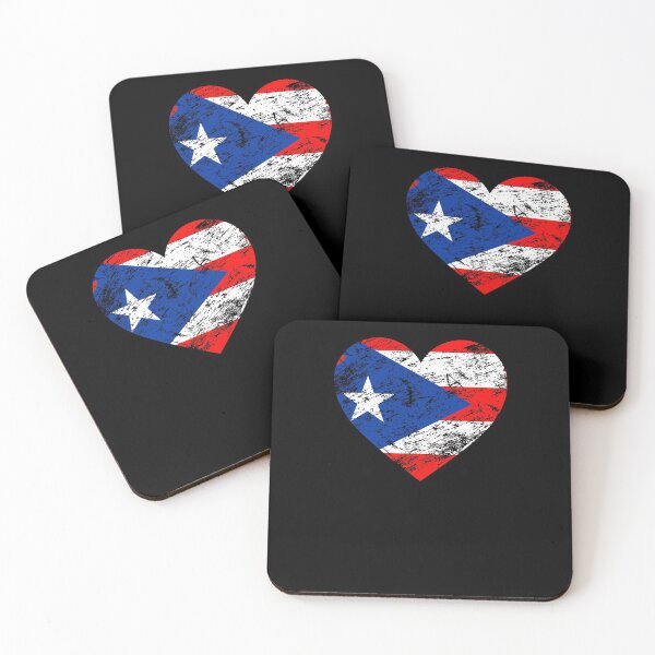Item preview, Puerto Rico Heart Flag A Native Puerto Rican Lover designed and sold by Nessshirts.