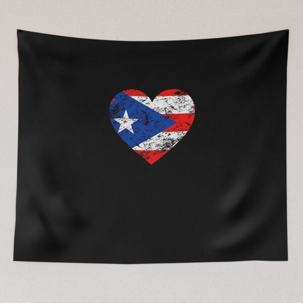 Item preview, Puerto Rico Heart Flag A Native Puerto Rican Lover designed and sold by Nessshirts.