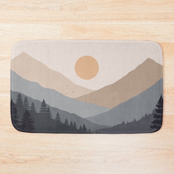 Item preview, Abstract sunset landscape designed and sold by rurudesign.