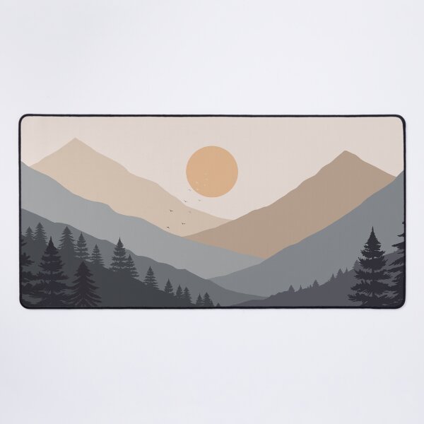 Item preview, Abstract sunset landscape designed and sold by rurudesign.