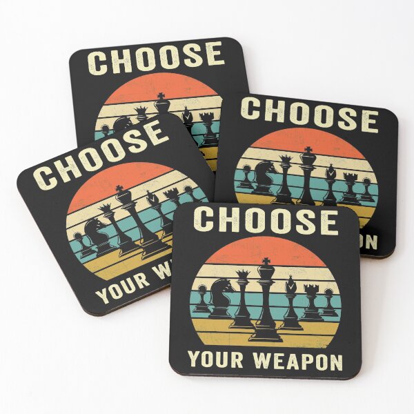 Item preview, Choose Your Weapon Gag Chess Gifts Chess Players  designed and sold by shophia-art.
