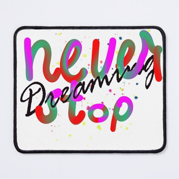 Item preview, 3d Rainbow never stop dreaming design designed and sold by YOBEL4YOU.