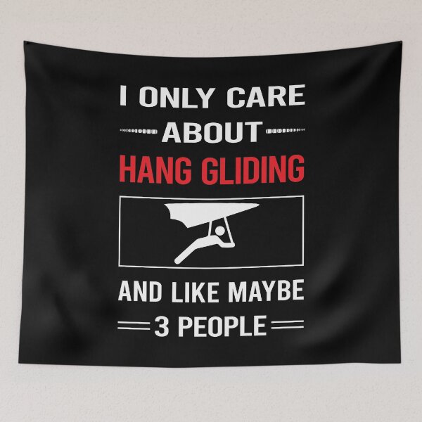 Item preview, Funny 3 People Hang Gliding Glider designed and sold by FifineCroteau.