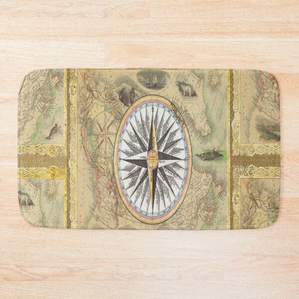 Item preview, Vintage world map nautical  designed and sold by Areashor.
