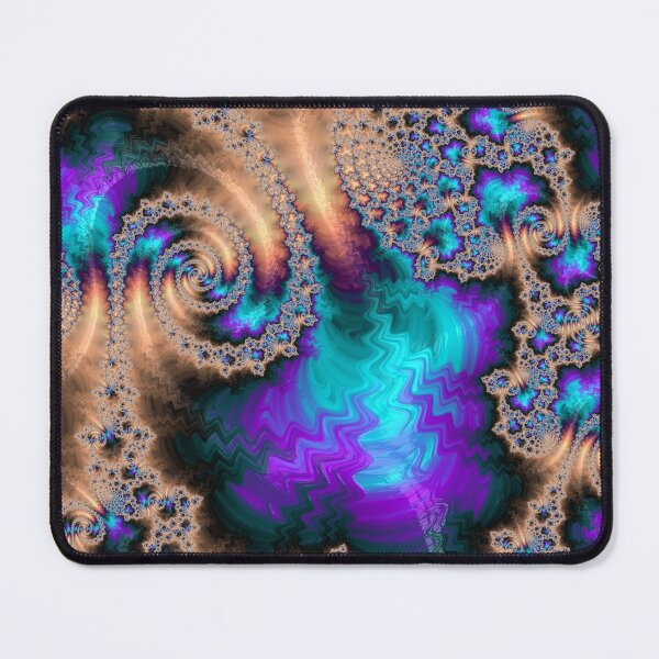 Item preview, Electric Ocean - Fractal Art designed and sold by Jillianamatt.
