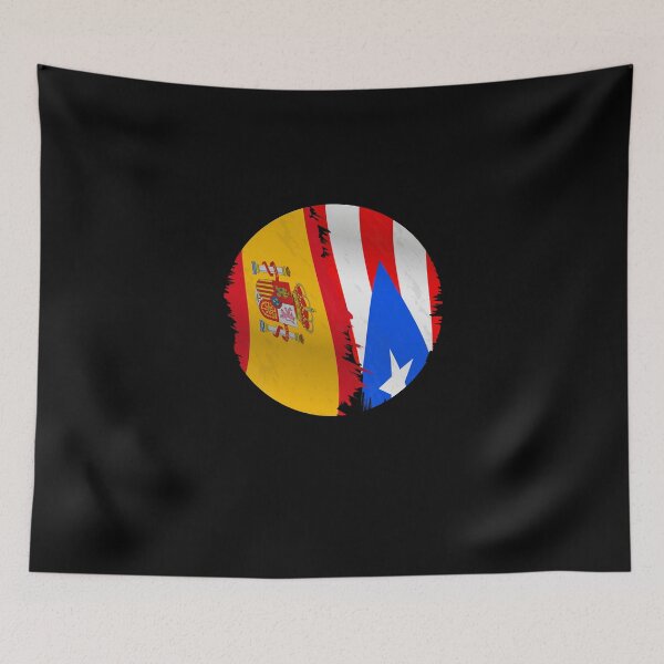 Item preview, Spanish Puerto Rican Flag For A Puerto Rico Latino Lover designed and sold by Nessshirts.